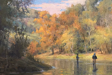 Chuck Marshall, The Little Red River, Oil